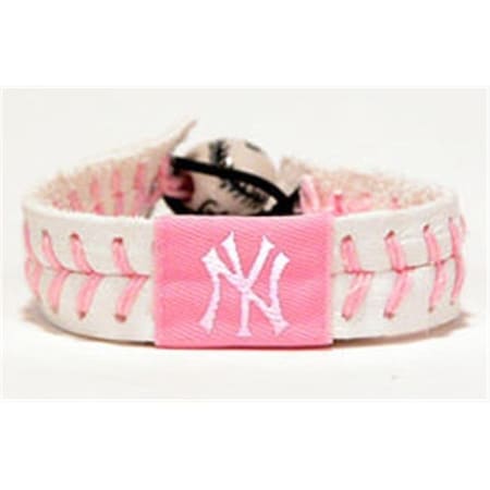 New York Yankees Bracelet Baseball Pink